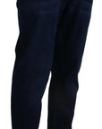 Dolce & Gabbana Elegant Slim Fit Dark Blue Denim Jeans