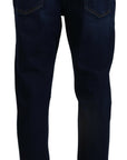 Dolce & Gabbana Elegant Slim Fit Dark Blue Denim Jeans