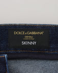 Dolce & Gabbana Elegant Slim Fit Dark Blue Denim Jeans