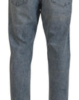 Dolce & Gabbana Elegant Slim-Fit Light Blue Denim Pants