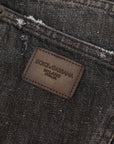 Dolce & Gabbana Exquisite Gray Denim Pants for the Modern Gentleman