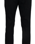 Dolce & Gabbana Elegant Slim Fit Dress Pants in Blue