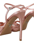Prada Elegant Pink Stiletto Heel Sandals