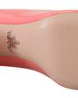 Prada Elegant Square Toe Pink Heels