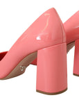 Prada Elegant Square Toe Pink Heels