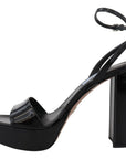 Prada Elevate Your Elegance with Glossy Black Heels