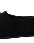 Dolce & Gabbana Black Gold Crystal Sequined Loafers