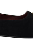 Dolce & Gabbana Black Gold Crystal Sequined Loafers