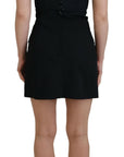 Dolce & Gabbana Elegant Black Sheath A-Line Mini Dress