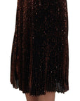 Dolce & Gabbana Elegant High Waist A-Line Midi Skirt