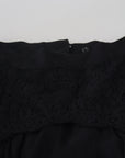 Dolce & Gabbana Elegant High-Waist Midi Silk-Blend Skirt