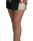 Dolce & Gabbana Chic Multicolor Patchwork Mini Skirt