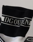 Dolce & Gabbana Chic Black and White Sorrento Slip-On Sneakers