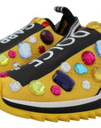 Dolce & Gabbana Exquisite Yellow Techno Fabric Sneakers