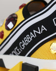 Dolce & Gabbana Exquisite Yellow Techno Fabric Sneakers