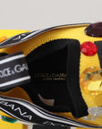 Dolce & Gabbana Exquisite Yellow Techno Fabric Sneakers