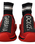 Dolce & Gabbana Exquisite Red Sorrento Slip-On Sneakers