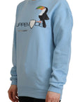 Philippe Model Chic Light Blue Logo Embellished Sweater