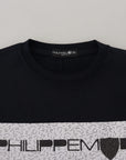 Philippe Model Chic Black Printed Cotton Sweater
