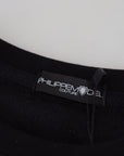 Philippe Model Chic Black Printed Cotton Sweater