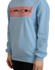 Philippe Model Elegant Light Blue Long Sleeve Sweater