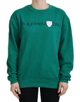 Philippe Model Chic Green Printed Long Sleeve Sweater