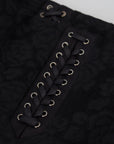 Dolce & Gabbana Elegant Black High-Waist Silk-Lined Skirt