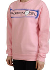 Philippe Model Elegant Pink Long Sleeve Pullover Sweater