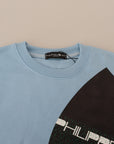 Philippe Model Elegant Light Blue Cotton Pullover Sweater