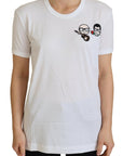 Dolce & Gabbana Elegant White Crewneck Cotton T-Shirt