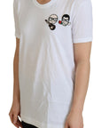 Dolce & Gabbana Elegant White Crewneck Cotton T-Shirt