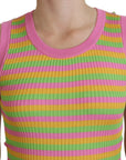 Dolce & Gabbana Elegant Silk Sleeveless Tank Top Vest
