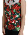 Dolce & Gabbana Chic Floral Print Tank Top Vest