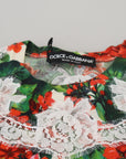 Dolce & Gabbana Chic Floral Print Tank Top Vest