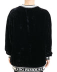 Dolce & Gabbana Elegant Silk Blend Velvet Sweater