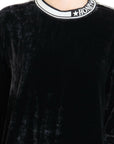 Dolce & Gabbana Elegant Silk Blend Velvet Sweater