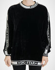 Dolce & Gabbana Elegant Silk Blend Velvet Sweater