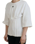 Dolce & Gabbana Elegant Corset Top T-Shirt Blouse