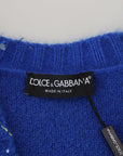 Dolce & Gabbana Elegant Multicolor Splash Mohair Cardigan