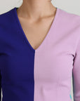 Dolce & Gabbana Chic Multicolor V-Neck Pullover Sweater