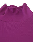Dolce & Gabbana Elegant Purple Turtle Neck Pullover Sweater
