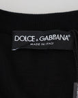 Dolce & Gabbana Elegant Black Floral Lace Cardigan Sweater
