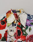 Dolce & Gabbana Elegant Floral Cotton Long Sleeve Top