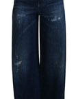 Dolce & Gabbana Embellished Straight Leg Designer Jeans