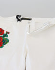 Dolce & Gabbana Elegant White Mid Waist Skinny Jeans