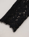 Dolce & Gabbana Elegant Floral Lace Long Sleeve Top