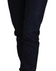 Just Cavalli Sleek Black Low Waist Denim Pants