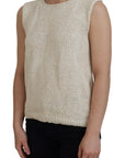 PINK MEMORIES Chic Beige Sleeveless Tank Top