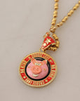 Dolce & Gabbana Elegant Gold Charm Chain Necklace