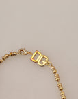 Dolce & Gabbana Elegant Gold Charm Chain Necklace